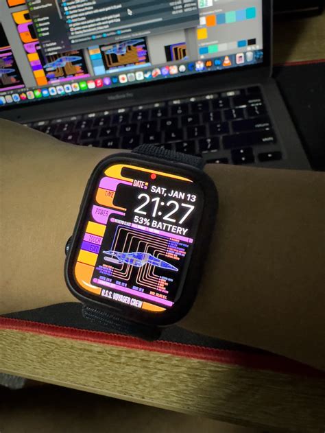 lcars apple watch face